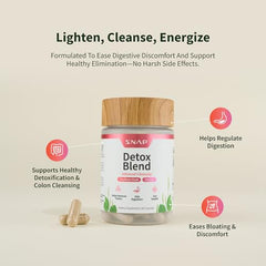 Digestive health support capsules for detox cleanse