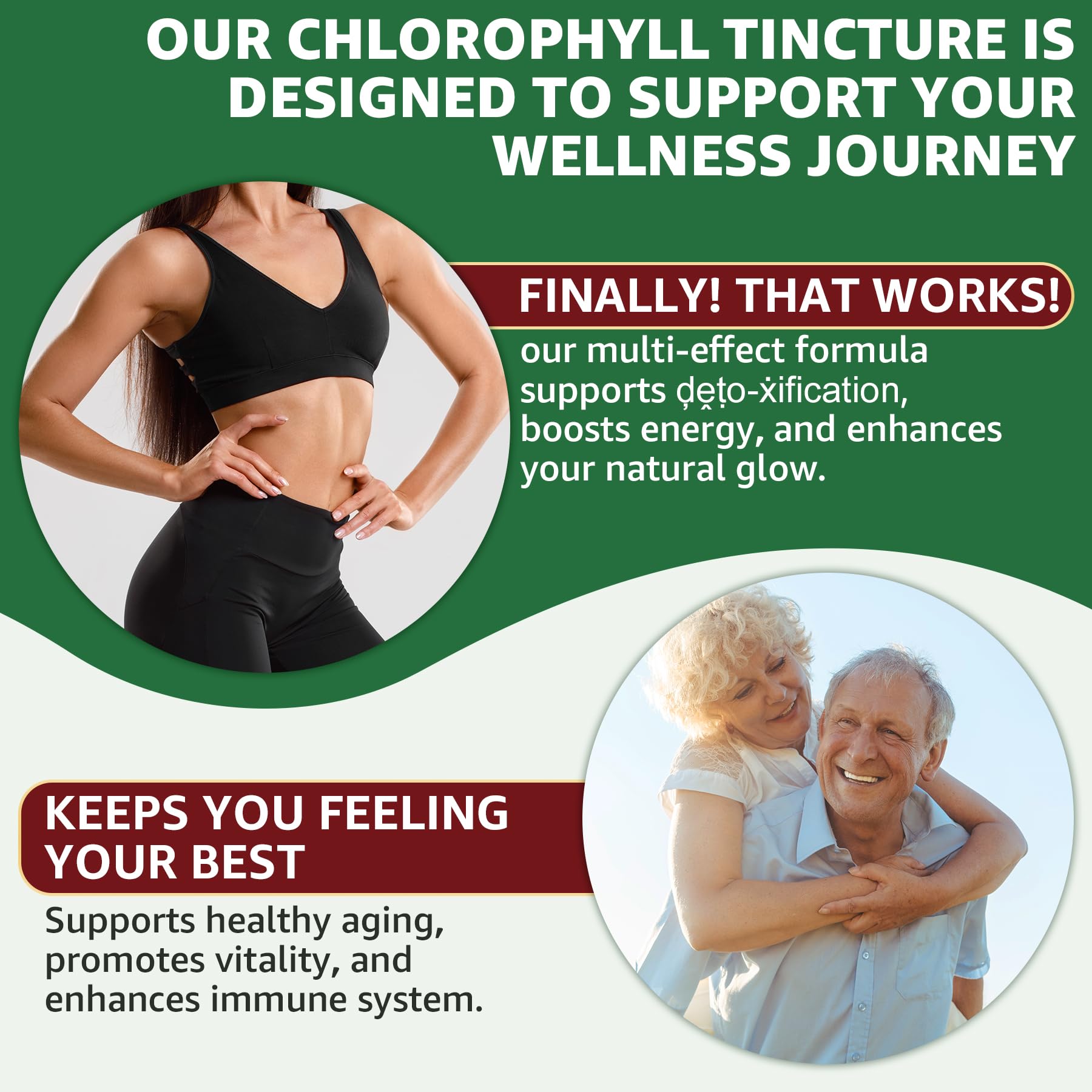 Chlorophyll supports detox, energy, and blood health