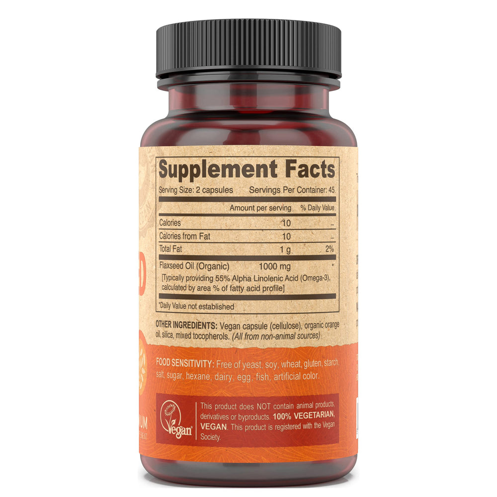 DEVA Flaxseed Oil capsules