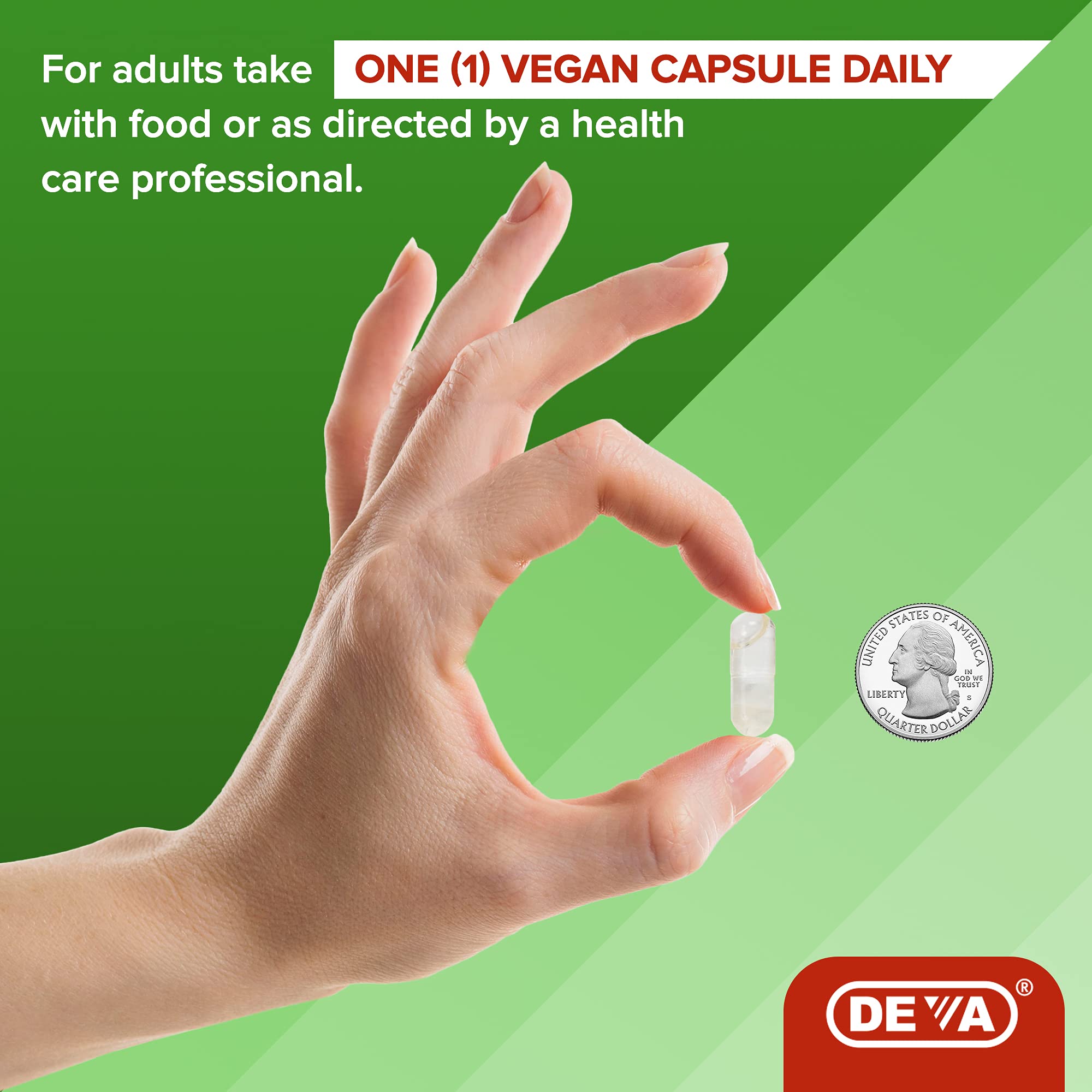 90 capsules per bottle for DEVA CLA Caps