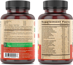 Close-up of the bottle label on DEVA vegan multivitamin 2-pack