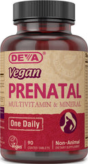 DEVA Vegan Prenatal Multivitamin bottle front