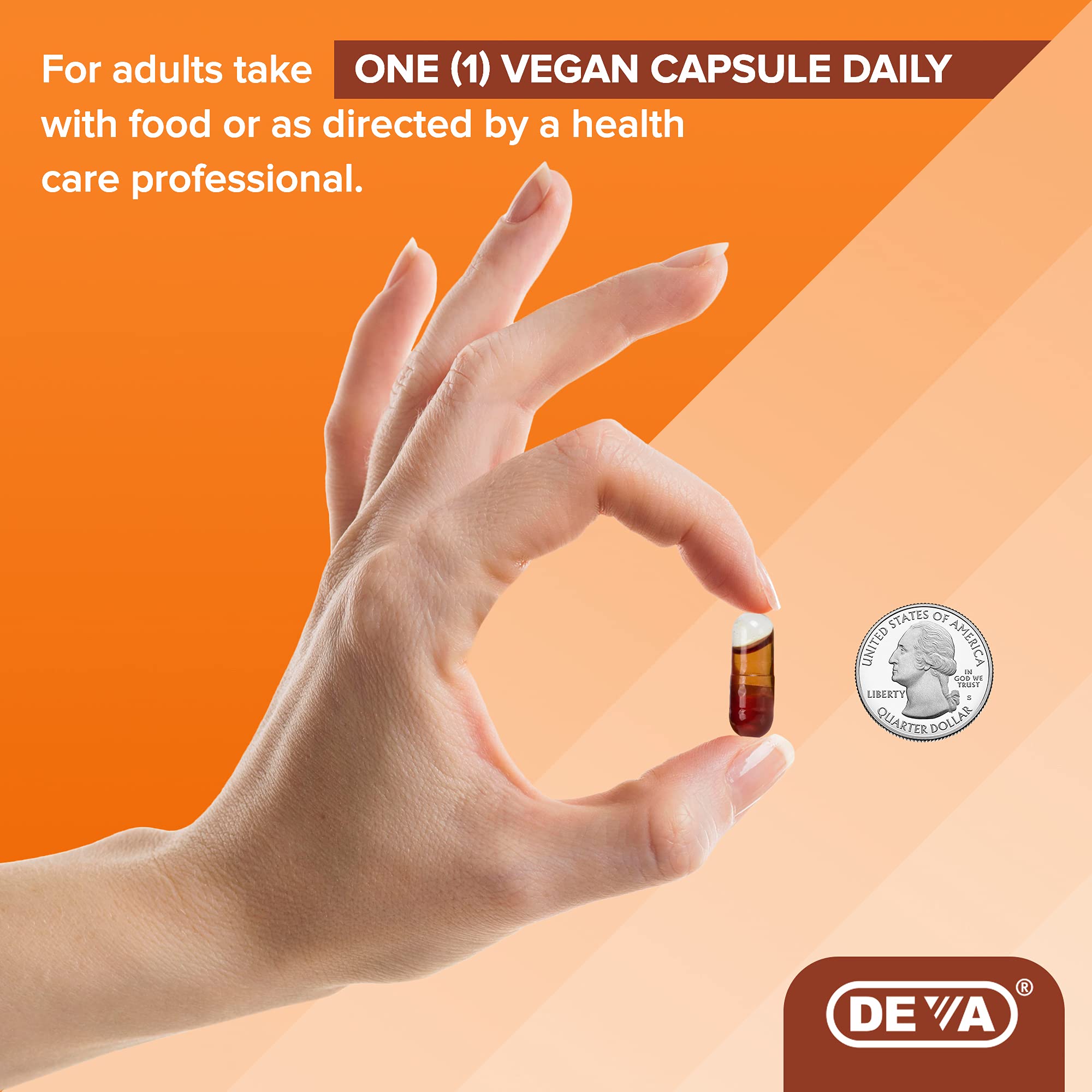 90 capsules box packaging for DEVA Vegan Pumpkin Seed Oil
