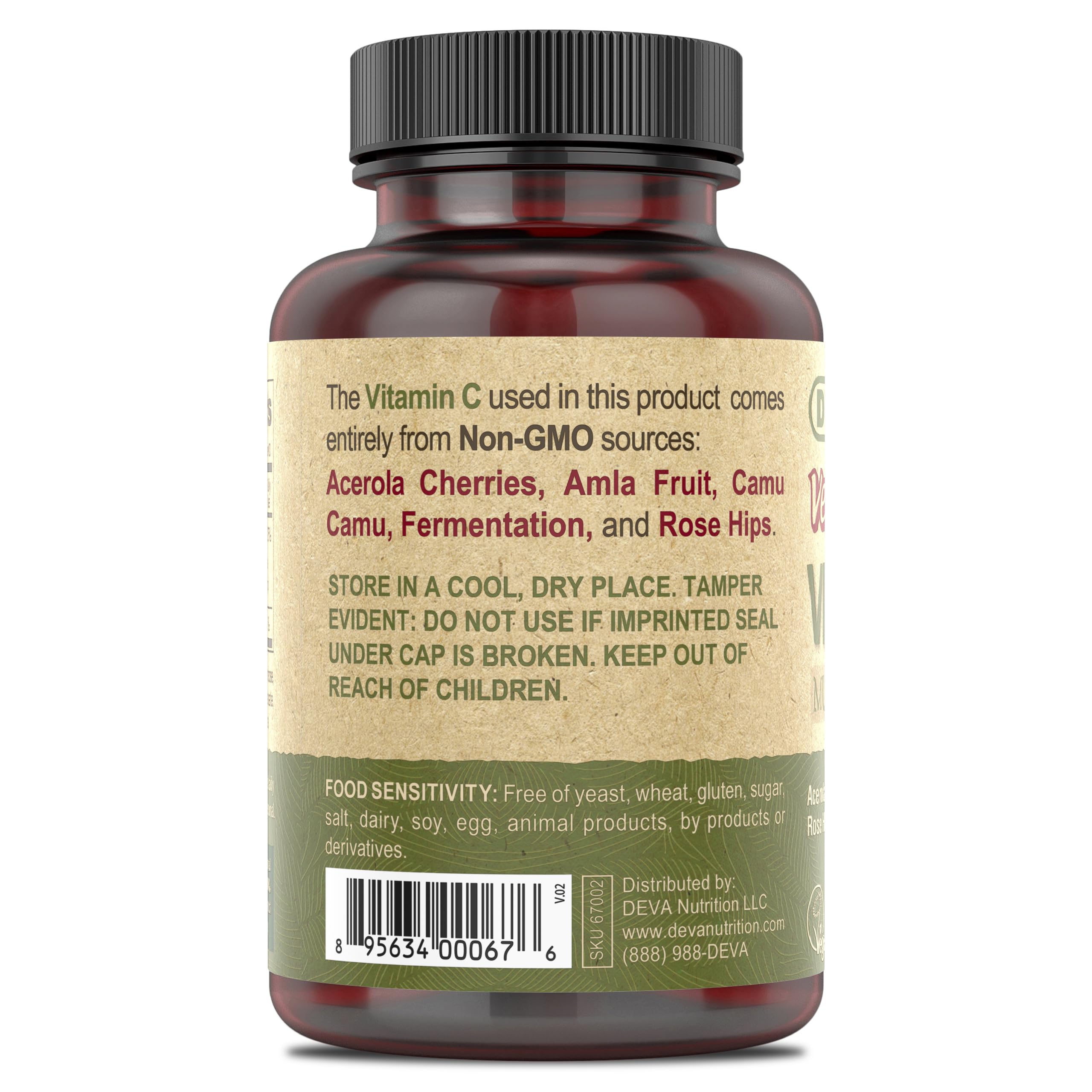 Vitamin C buffered with calcium for gentler digestion