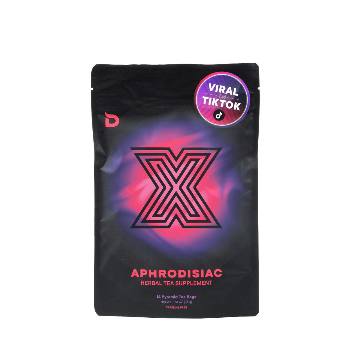 Deviant Blends Aphrodisiac Tea packaging