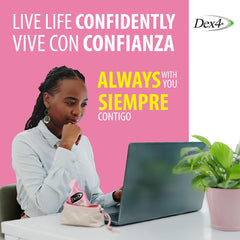 Dex4 glucose gel foil wrapper closeup emphasizes mess-free packaging.