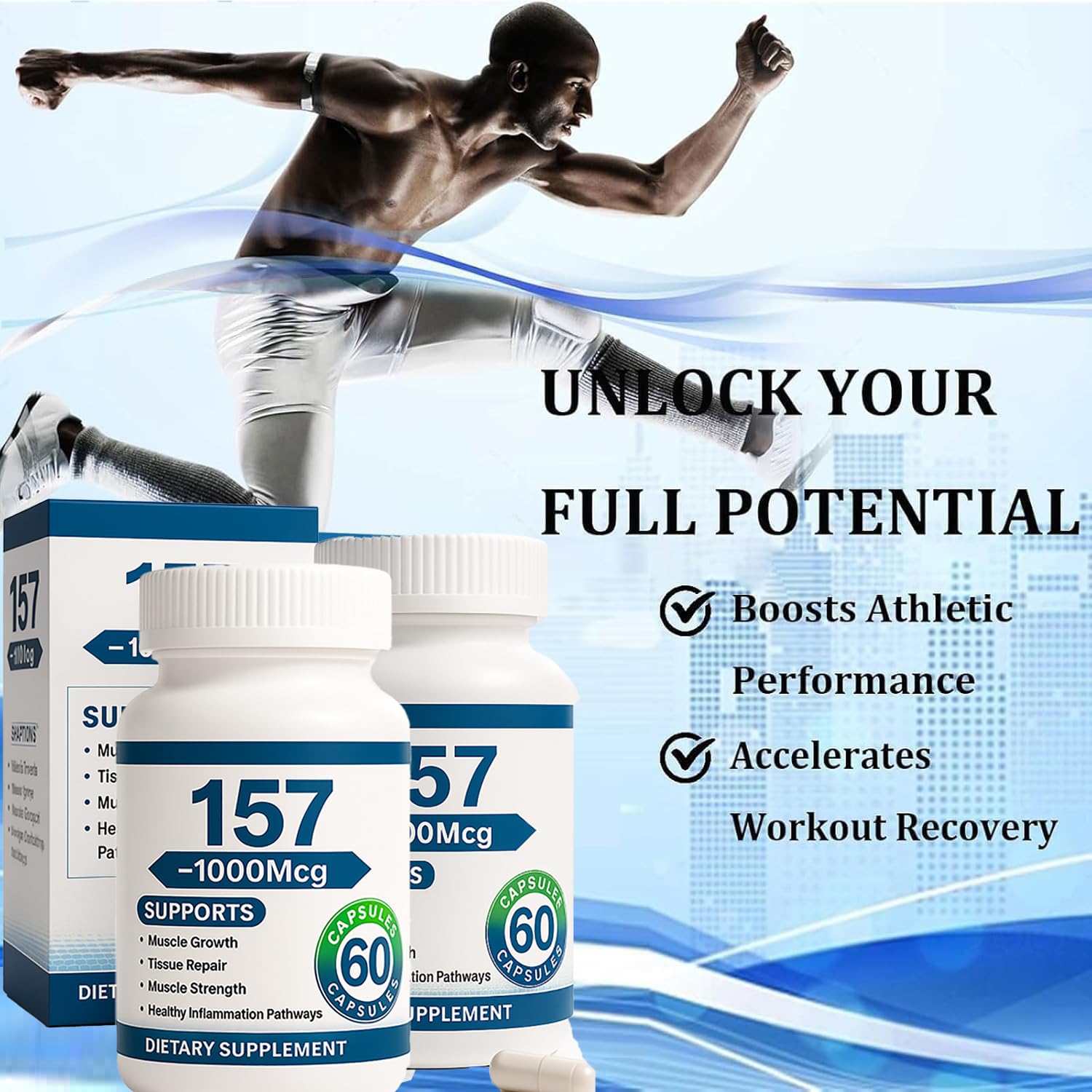 DFTLUUE non-GMO and gluten-free label signals mindful wellness focus.