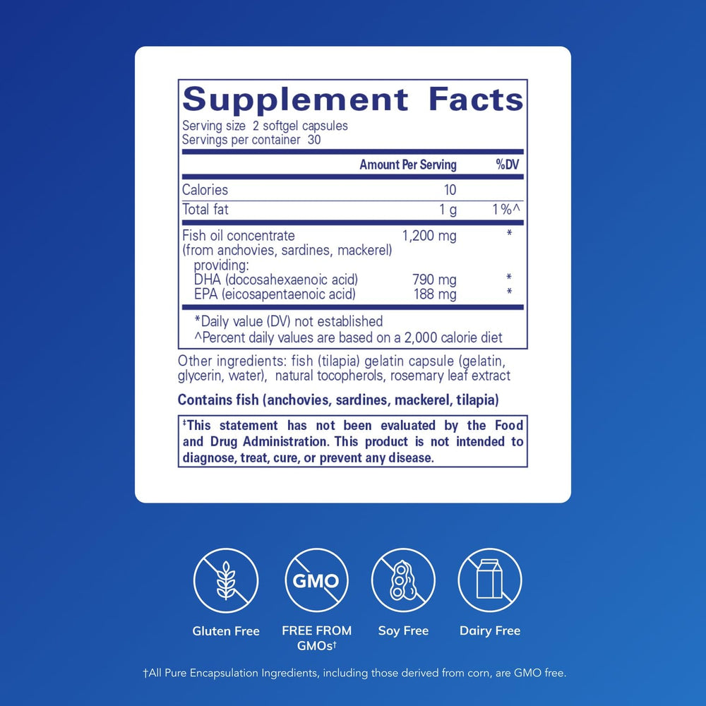 DHA Ultimate 60 softgel capsules packaging