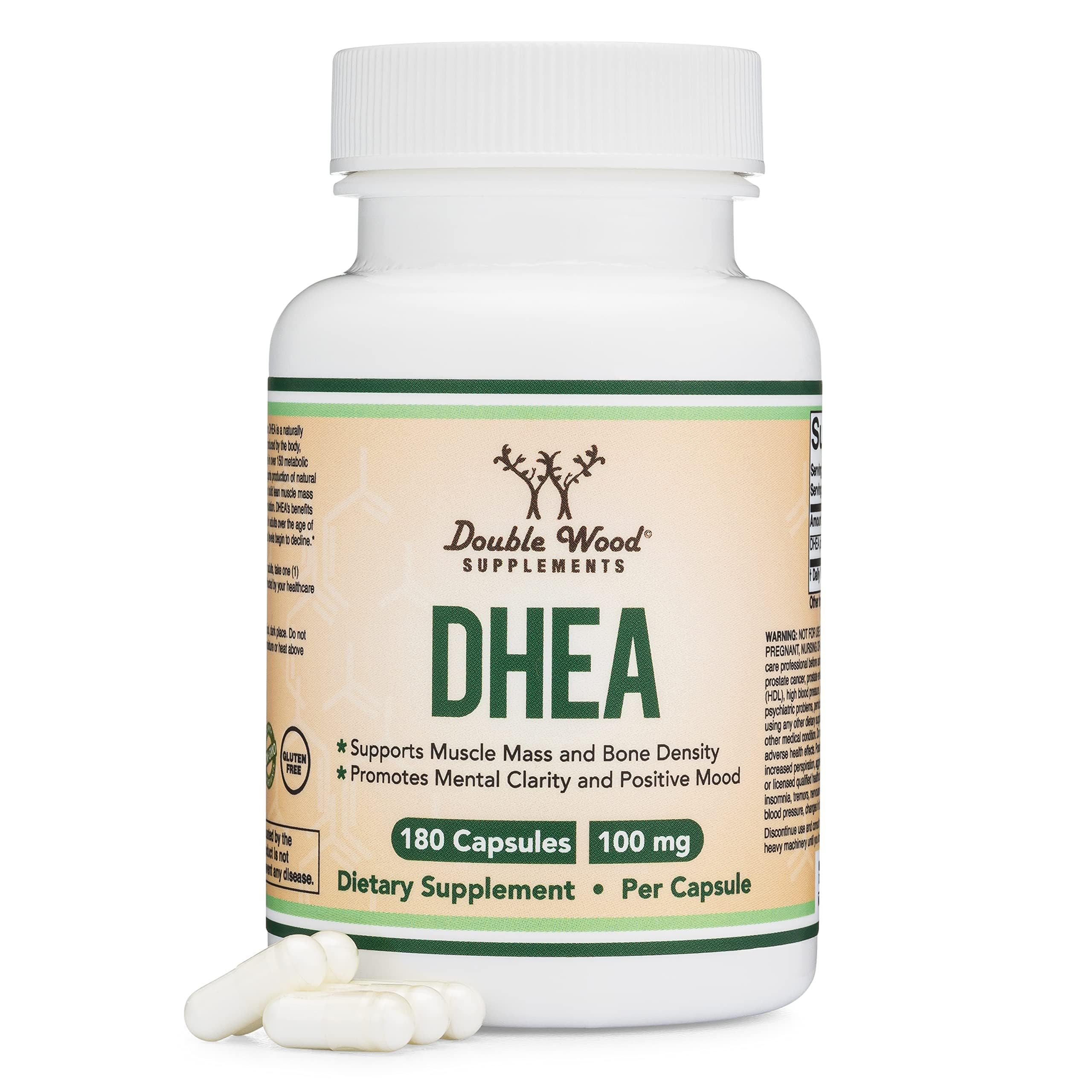 DHEA 100mg bottle front