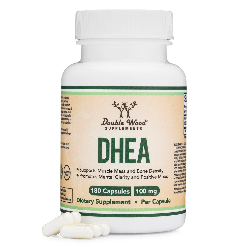 DHEA 100mg bottle front
