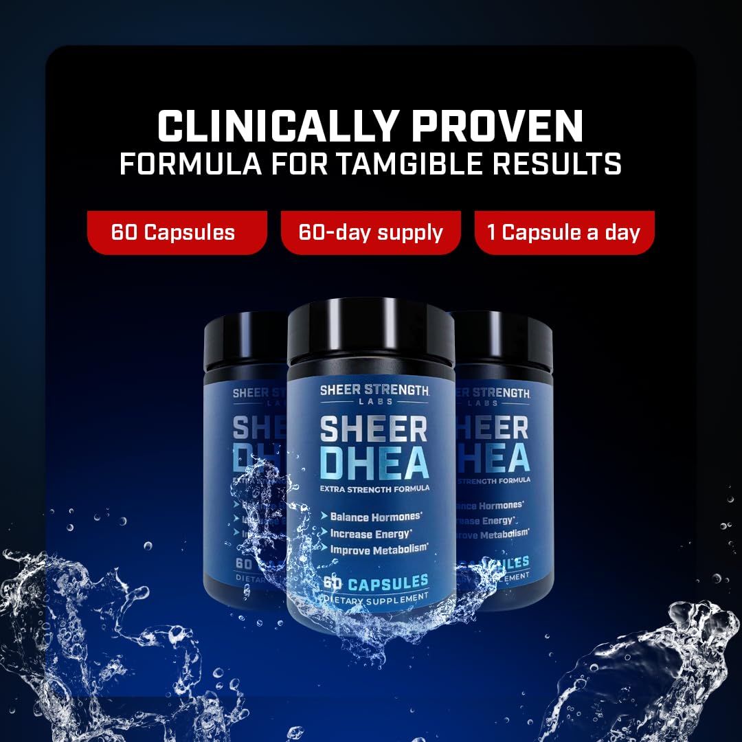 Product packaging and label for DHEA 100mg