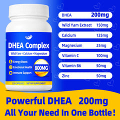DHEA complex with calcium, magnesium, zinc, vitamins C and B6