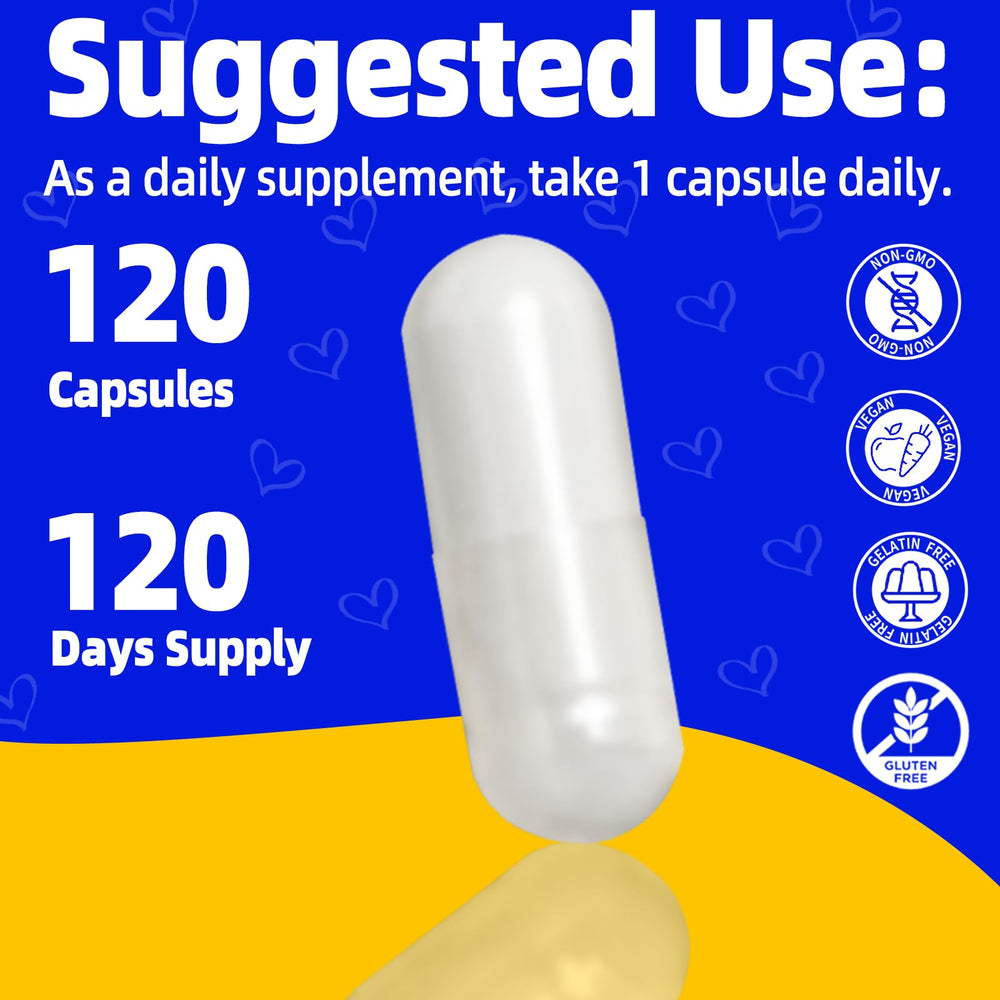 Gluten-free and Non-GMO DHEA supplement label