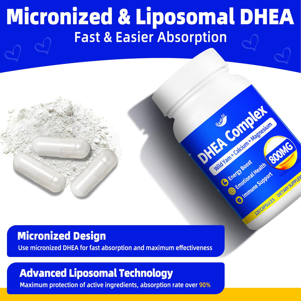 Liposome-encapsulated DHEA for improved bioavailability