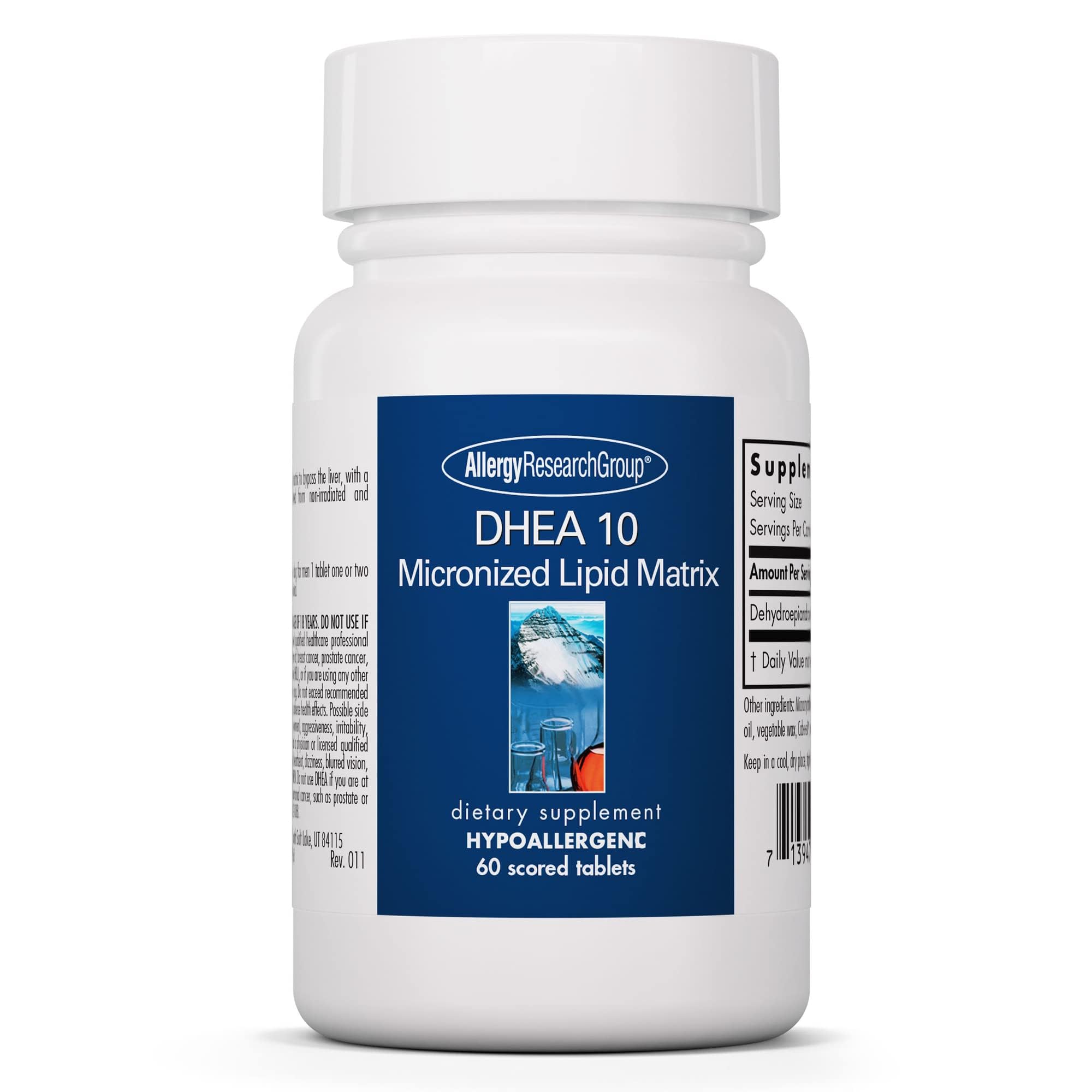 Micronized DHEA tablets, 60 count