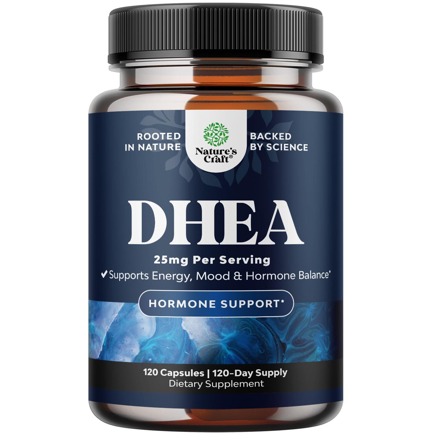DHEA 25mg capsules for men and women
