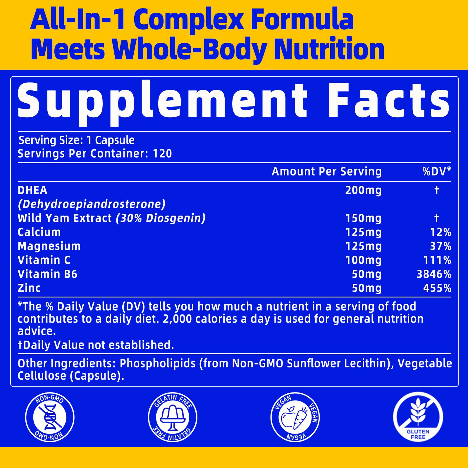 DHEA supplement supporting both women and men's health