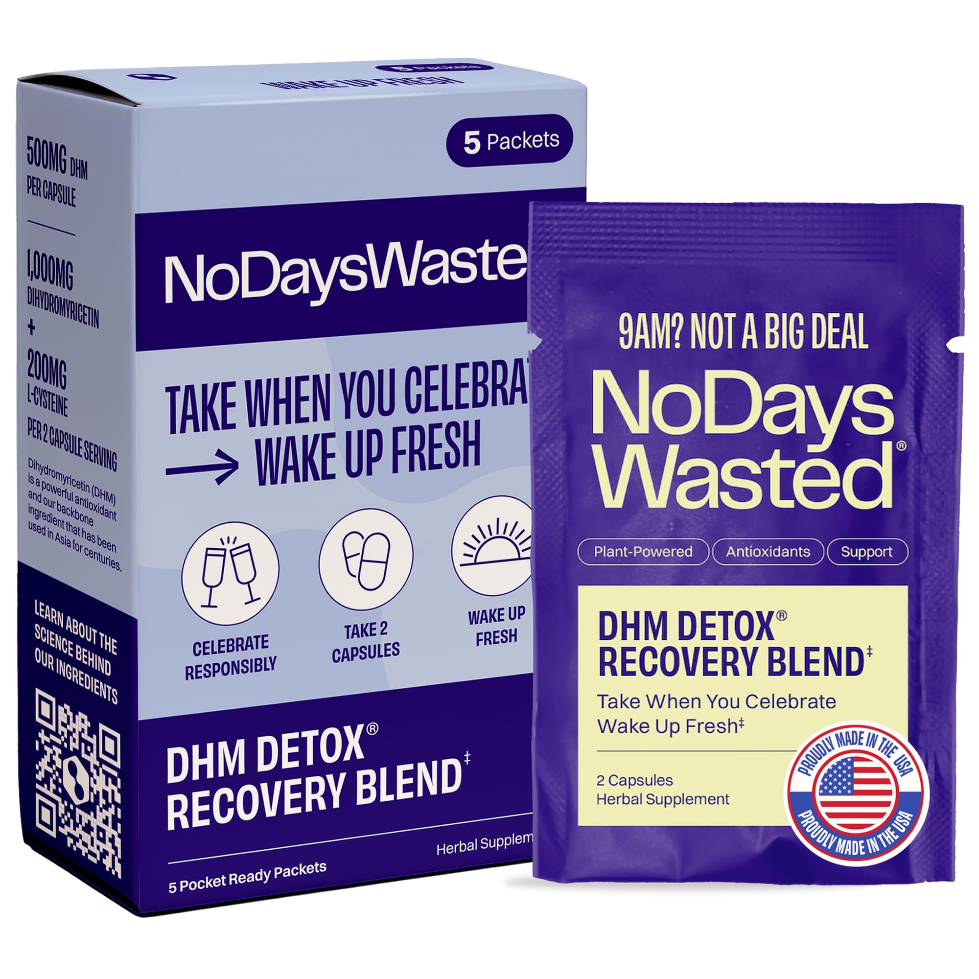DHM Detox bottle front view