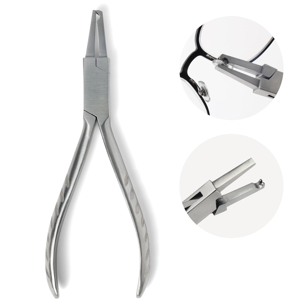 Dhoptical nose pad pliers tool for eyeglasses – front view