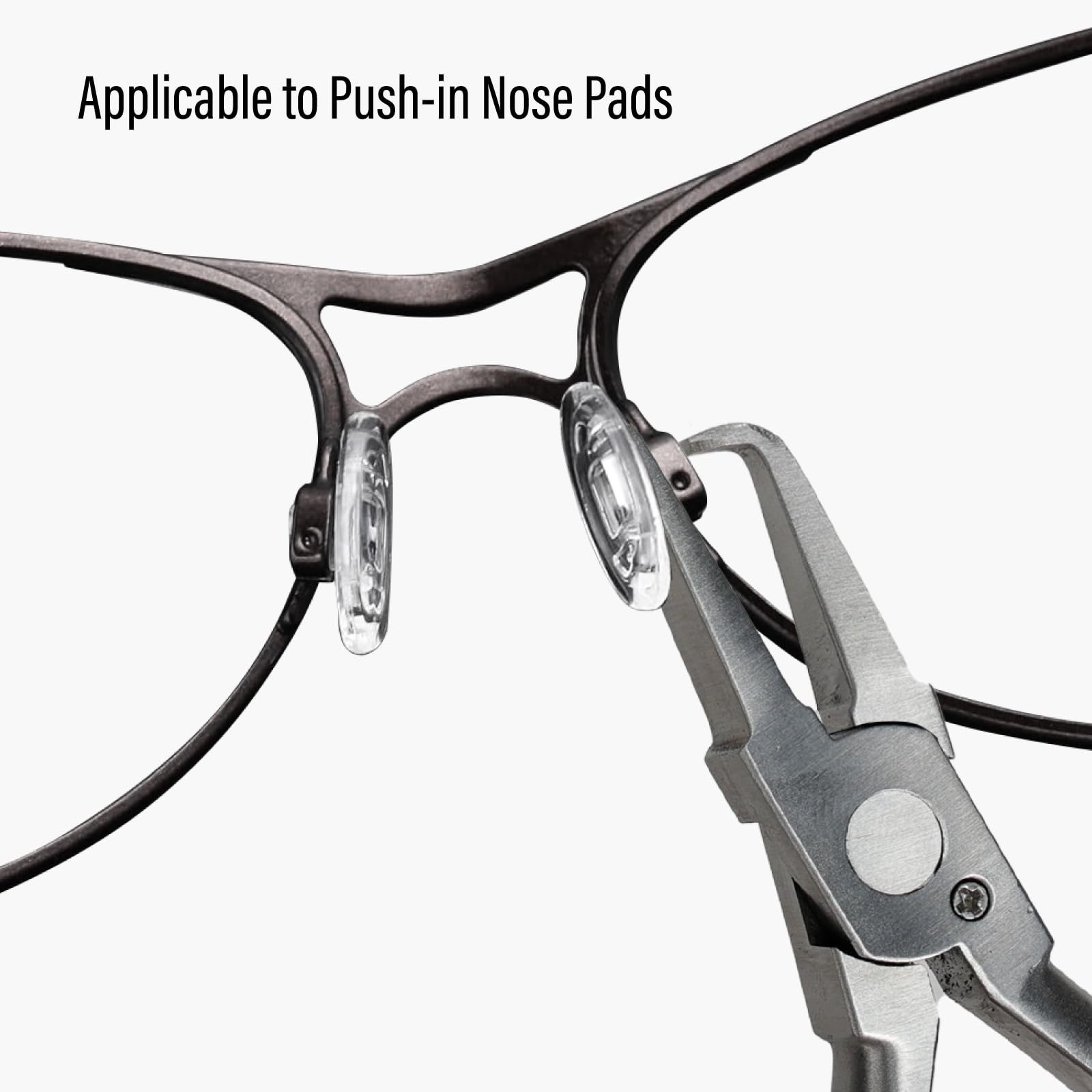 Stainless steel construction of nose pad tool