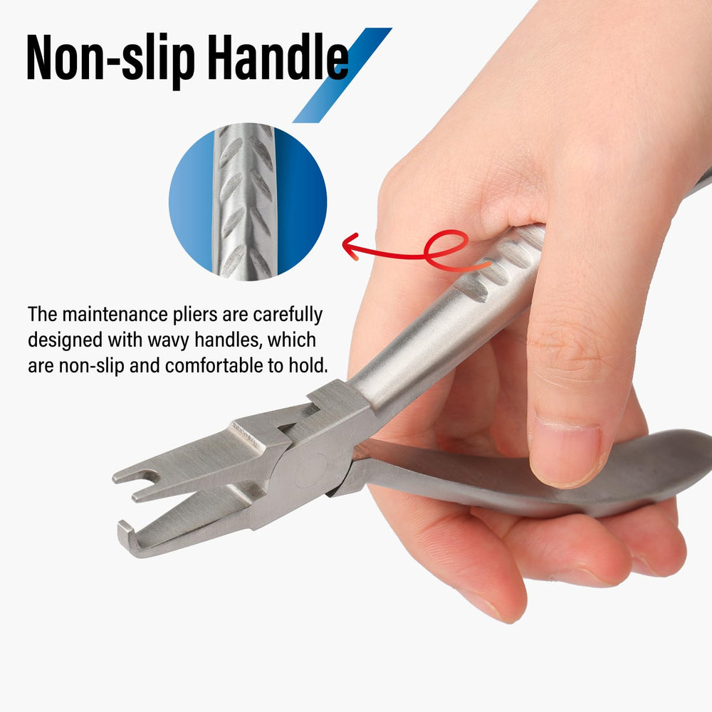 Unloading nose pad action with pliers
