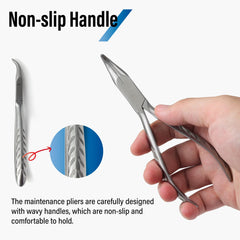 User-friendly nose pad pliers design