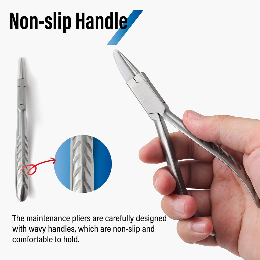 User-friendly nose pad pliers for eyeglasses