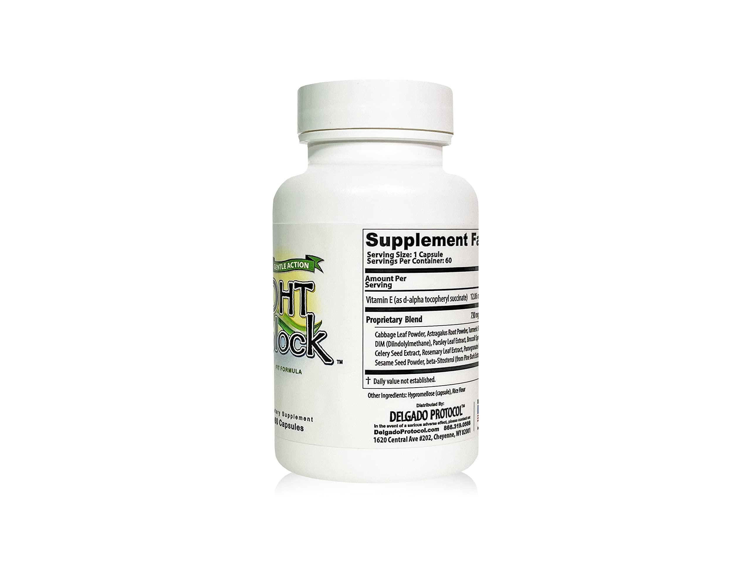 DHT Block product label on bottle