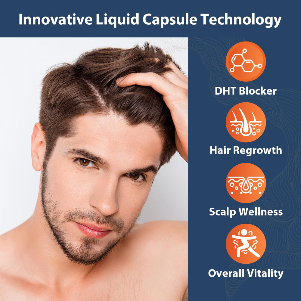 Key ingredients Saw Palmetto and Biotin in the DHT Blocker formula