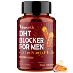 DHT blocker for men with liquid-filled capsules