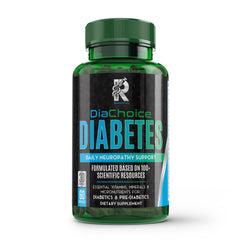 DiaChoice Neuropathy Support bottle front view with 600 mg Alpha Lipoic Acid