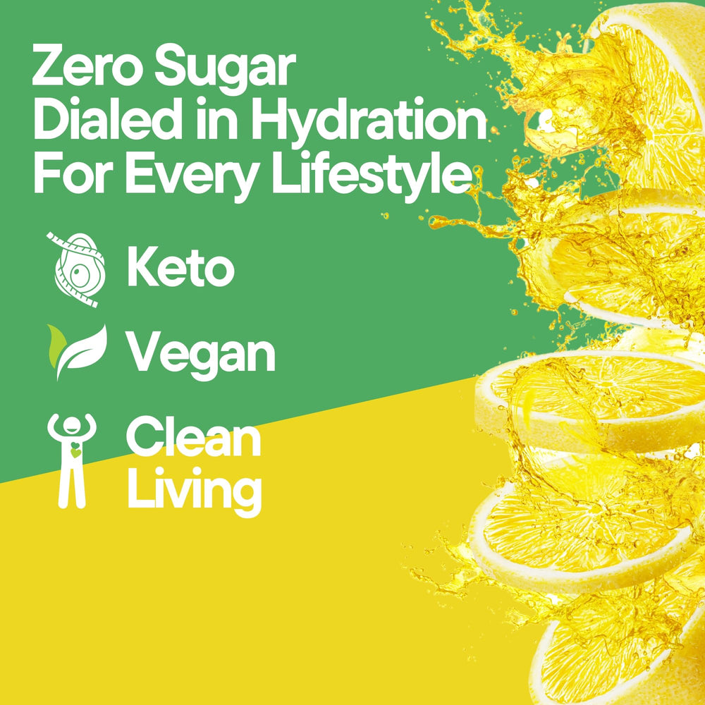 Glass of prepared Citrus Circuit hydration drink