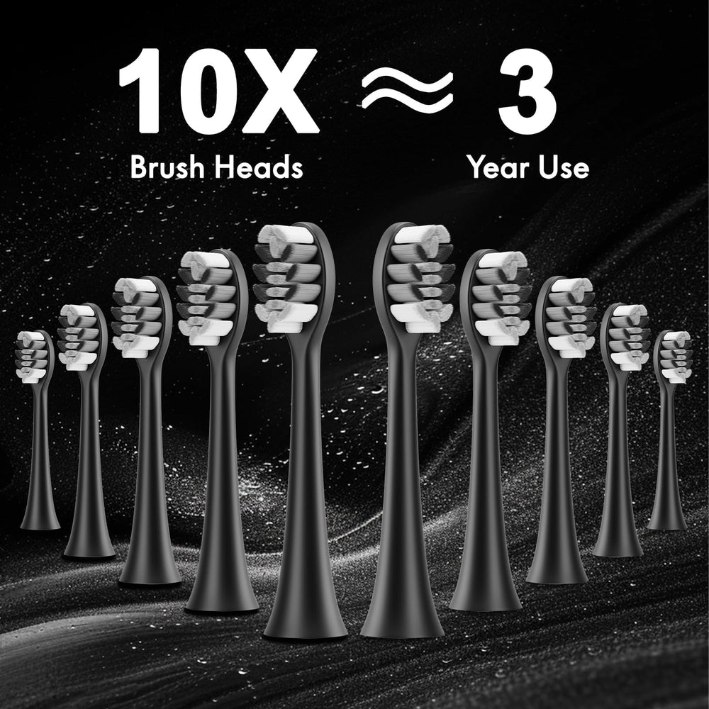 Ten replacement brush heads for Diamond Style in a pack