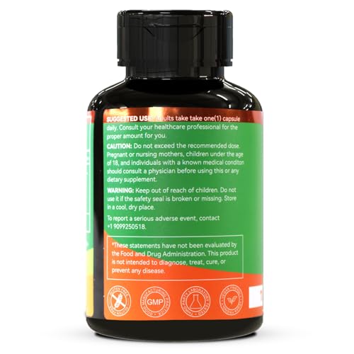 DIATMOON capsules closeup showing standardised dandelion root for digestive support