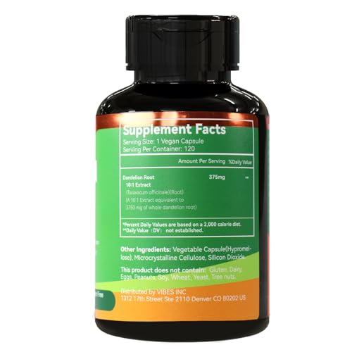DIATMOON Dandelion Root capsules for easy daily wellness.
