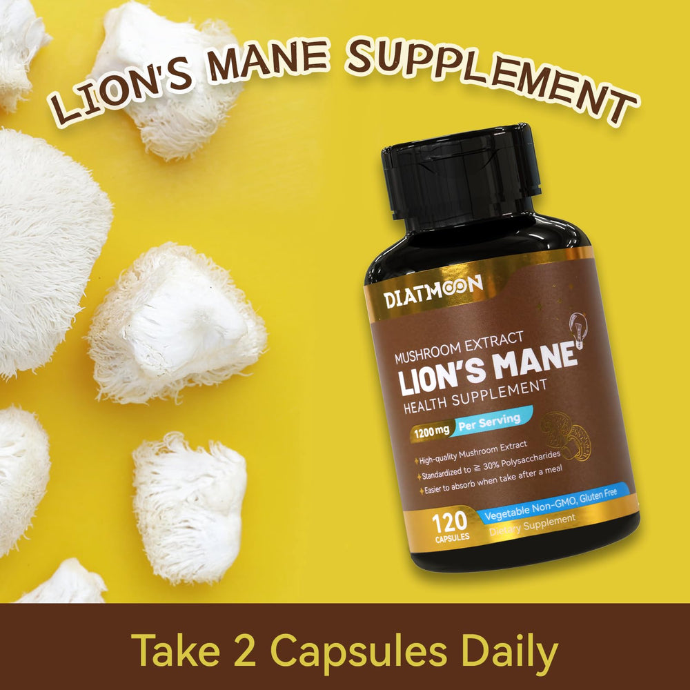 Lion's Mane mushroom extract 1200mg per serving
