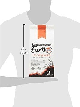 Close-up of the Diatomaceous Earth 2 Lbs bag and label
