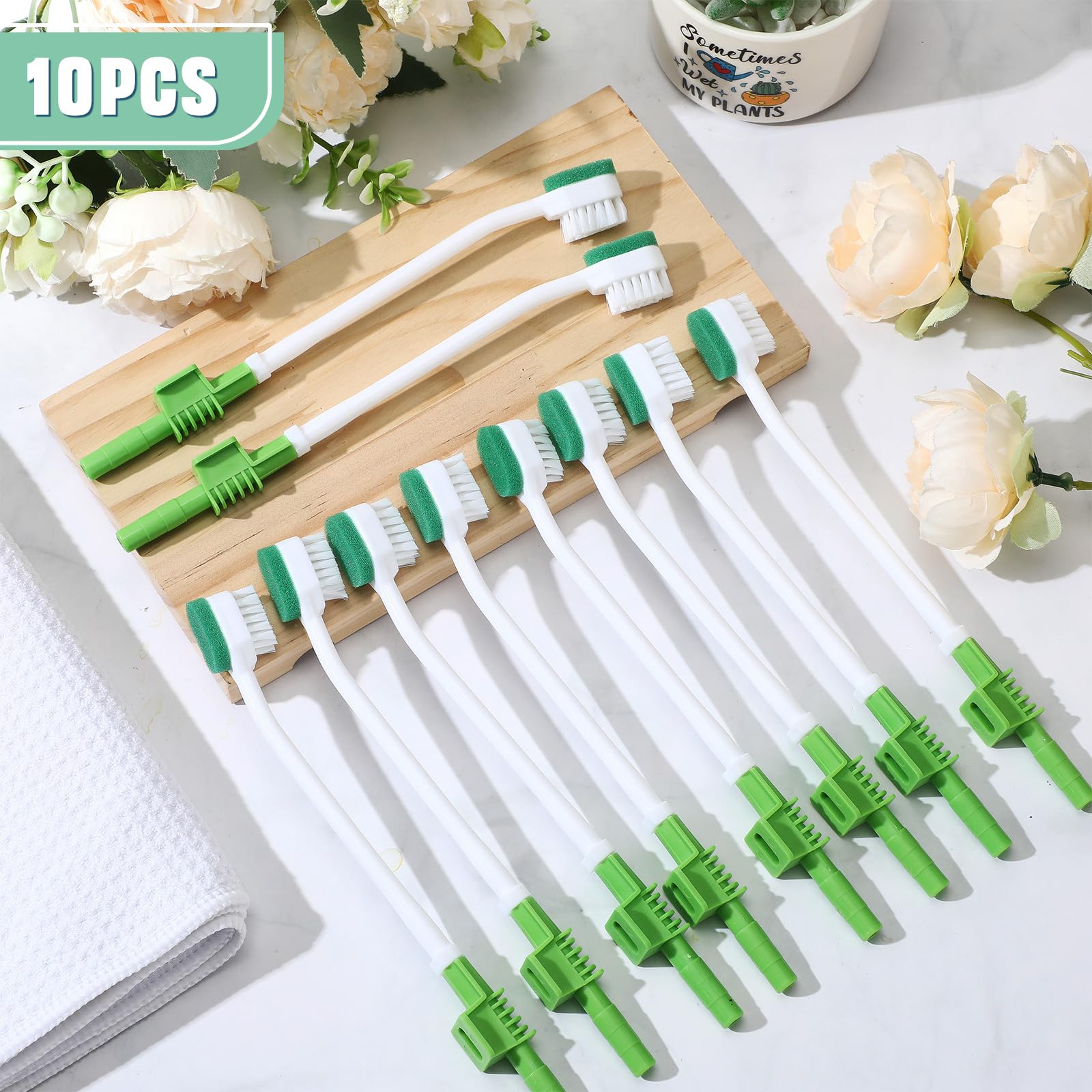 Didaey suction swab toothbrushes packed for convenience and hygiene