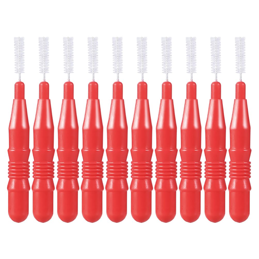 Didiseaon interdental brush set for braces – blue plastic handle