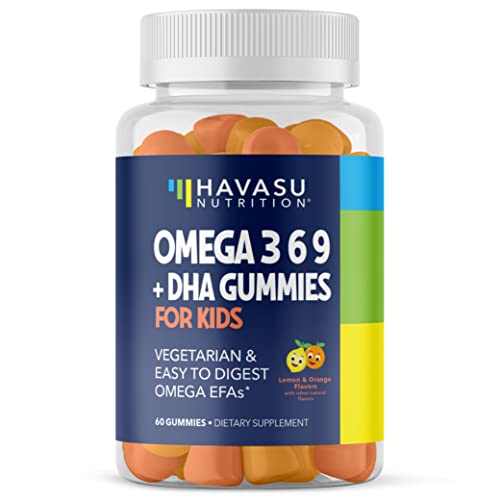 Packaging for Omega 3-6-9 + DHA Gummies dietary supplement
