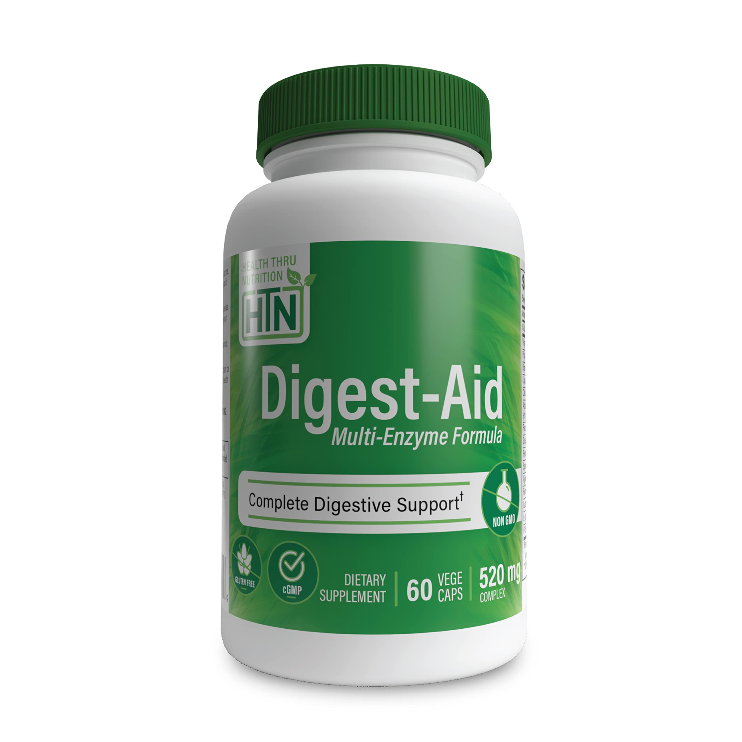 Digest-Aid bottle front view with label