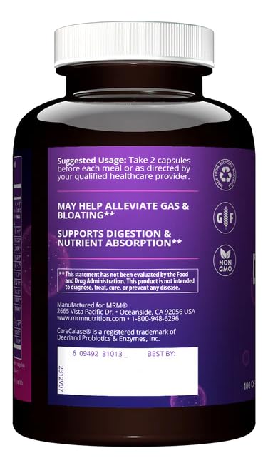 Illustration of full spectrum enzymes for carbohydrate, protein, and fat digestion