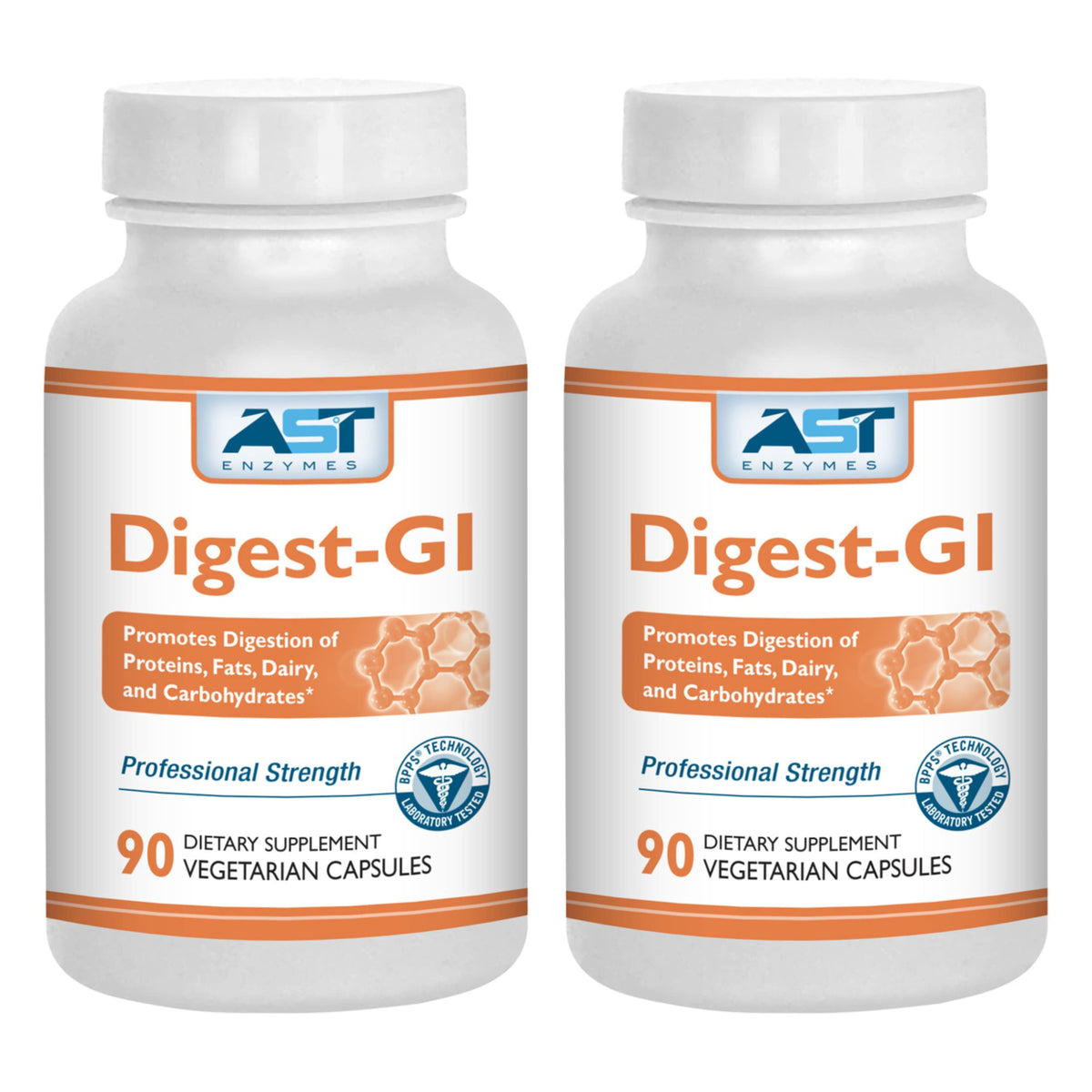Digest-GI Digestive Enzyme 90x2 Vegetarian Capsules bottle