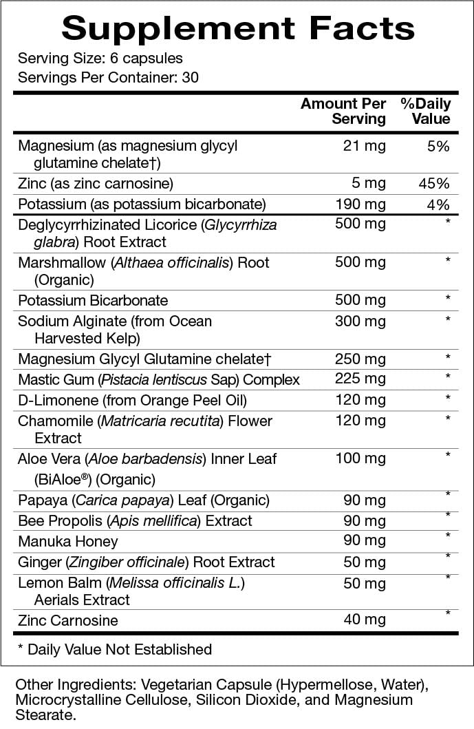 Digest Mend capsules arranged (180 capsules)