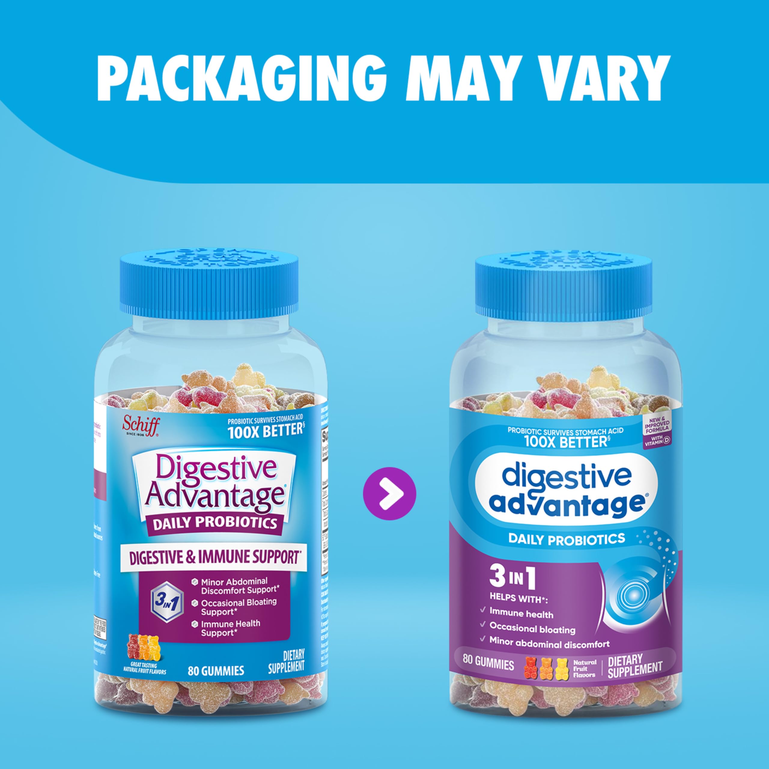 Gummies labeled for both women and men
