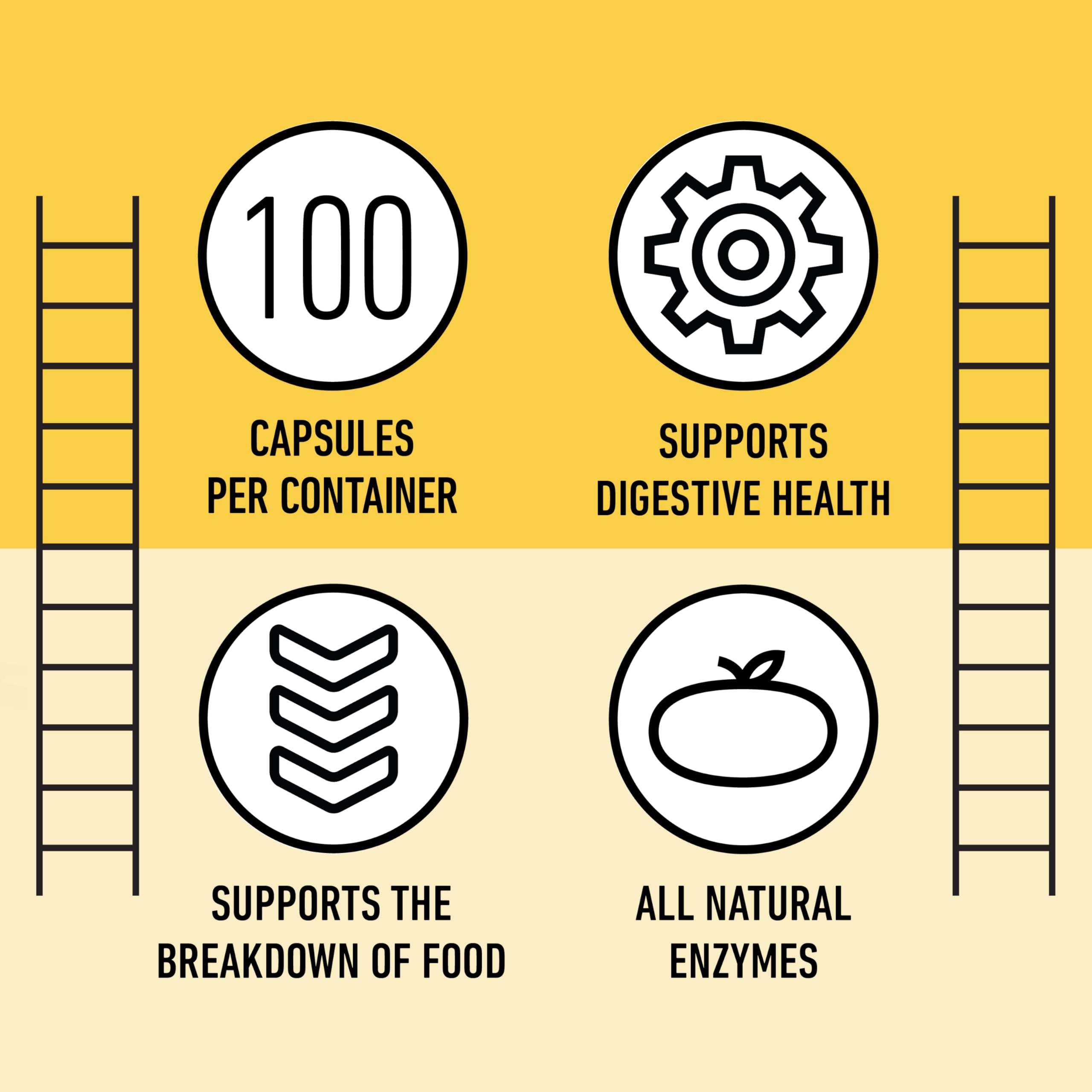 Icons highlighting gluten-free, non-GMO attributes