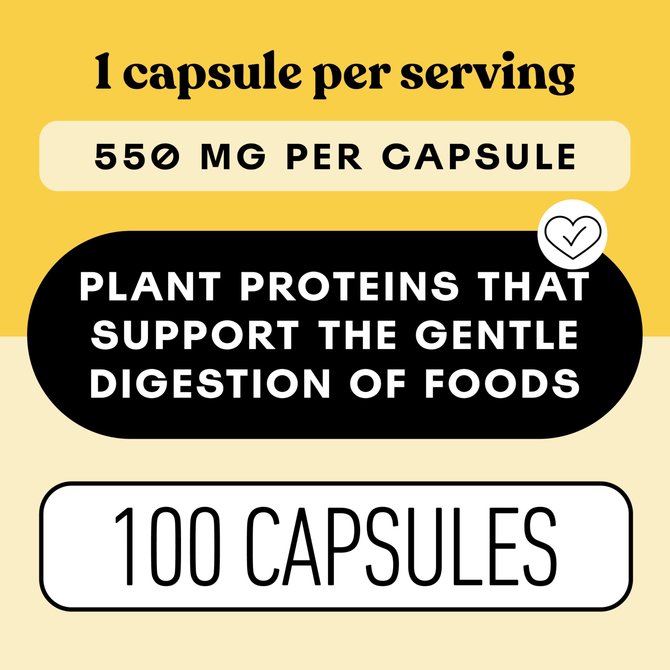 USA-made digestive enzyme capsules tested under cGMP standards