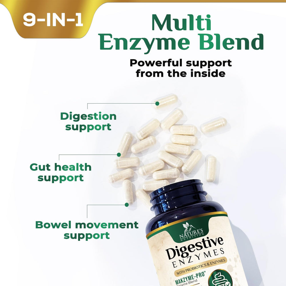 Probiotic capsules with prebiotic blend for gut health