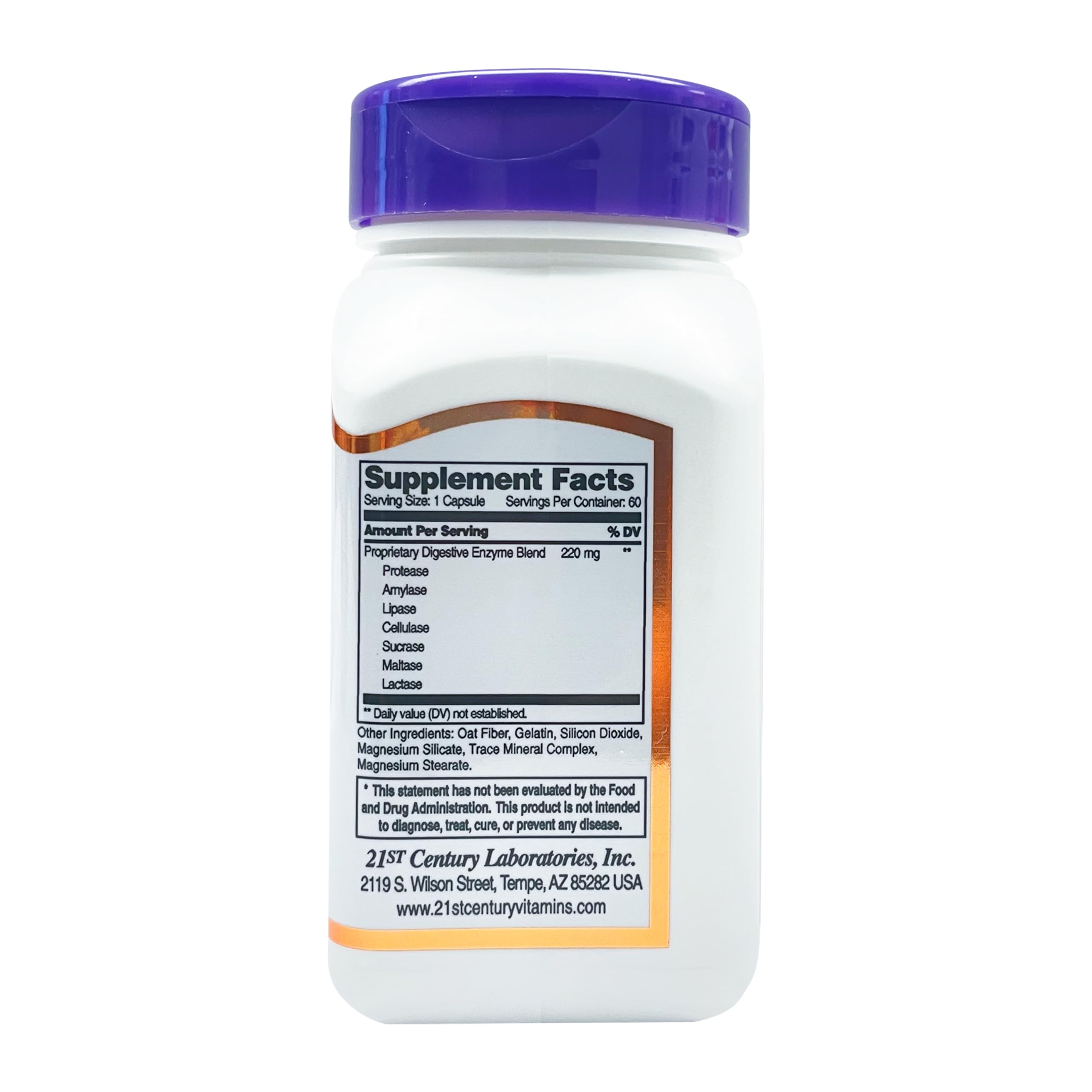 Digestive Enzymes Capsules bottle with Pack of 3 indicator