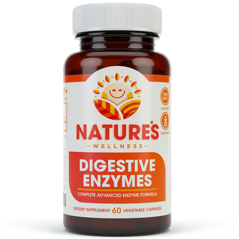 Bottle of Digestive Enzymes Complete supplement with label